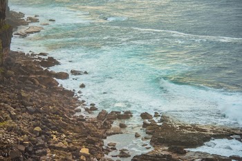 Aerial Photography of Water Waves