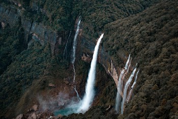 Aerial Photography of Waterfalls