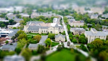 Aerial Photography of White-and-gray Buildings