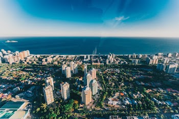 Aerial Photography of White and Gray Buildings