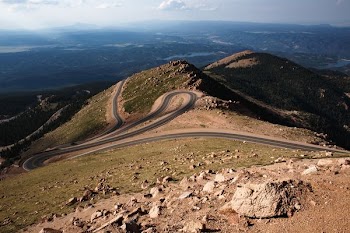 aerial photography of winding road