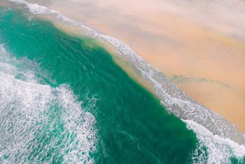 Aerial Short Of Sea