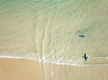 Aerial Shot Of Beach