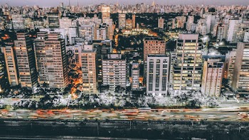 Aerial Shot Of Buildings