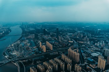 Aerial Shot Of City
