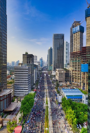 Aerial Shot Of City