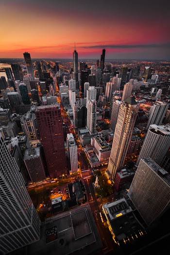 Aerial Shot Of City