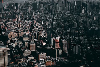 Aerial Shot Of City