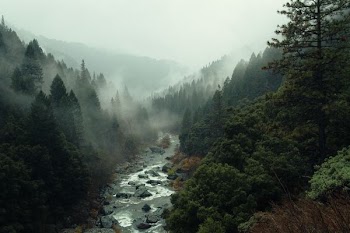 aerial shot of forest