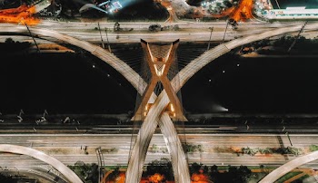 Aerial Shot Of Highway
