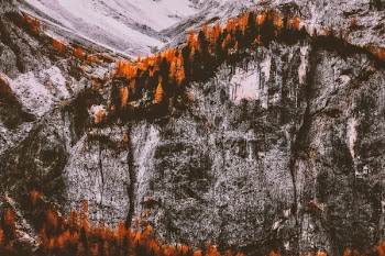 Aerial Shot Of Mountain
