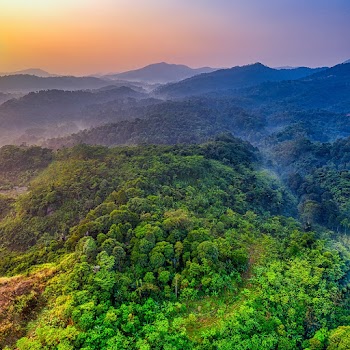 Aerial Shot Of Mountains