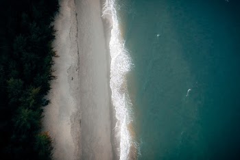 Aerial Shot Of Ocean