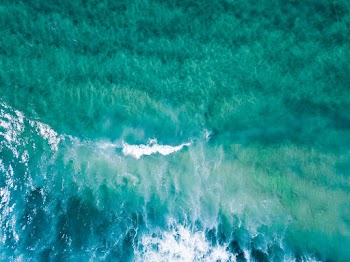 Aerial Shot Of Ocean