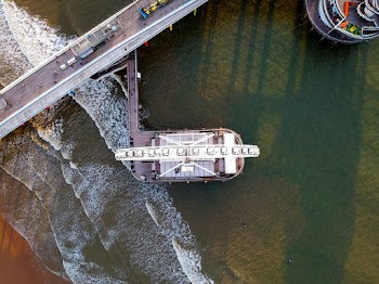 Aerial Shot Of Pier