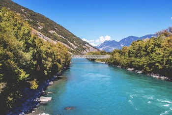 Aerial Shot Of River
