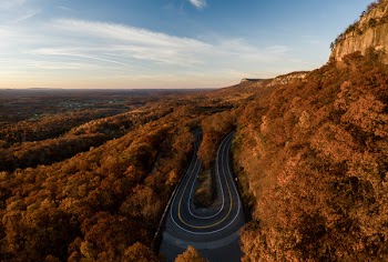 Aerial Shot Of Road