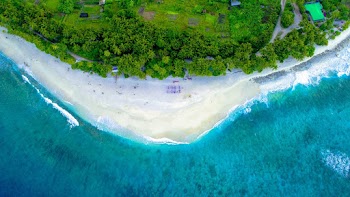 Aerial Shot Of Seashore