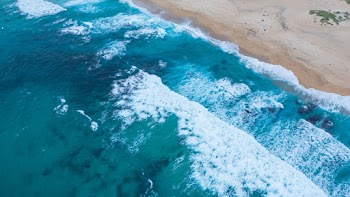 Aerial Shot Of Shore 