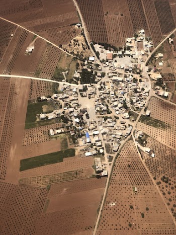 Aerial Shot of Town
