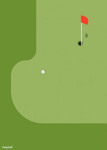 Aerial view of a golf coourse | Free stock vector - 449808