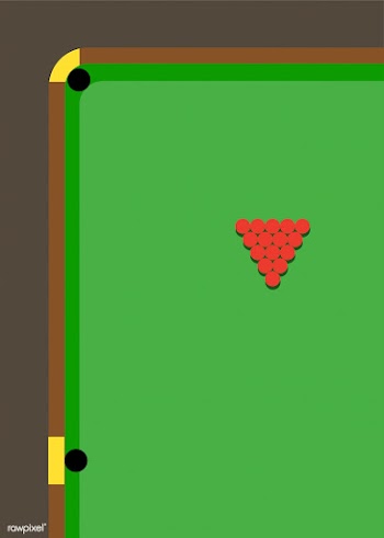 Aerial view of a pool table | Free stock vector - 449832