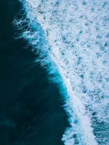 Aerial View of a Sea