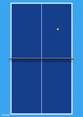 Aerial view of a table tennis table | Free stock vector - 449830