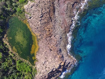 Aerial View Of An Island