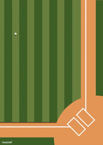 Aerial view of baseball court | Free stock vector - 449820