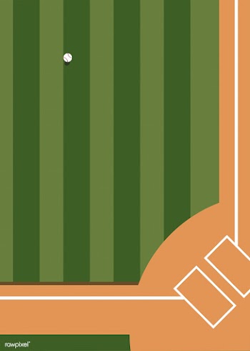 Aerial view of baseball court | Free stock vector - 449821