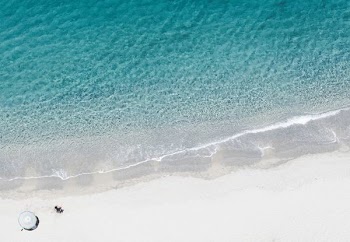 aerial view of beach