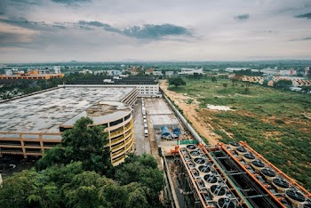 Aerial View of Building