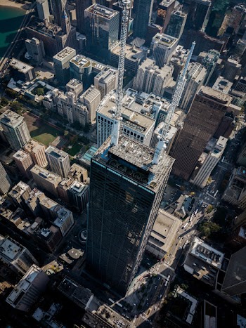 Aerial View of Buildings