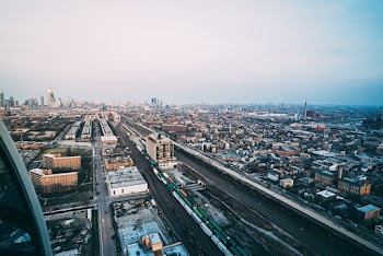 Aerial View of Buildings
