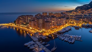 Aerial View of Buildings Beside Ocean