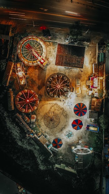 Aerial View of carnival