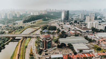 Aerial View of City