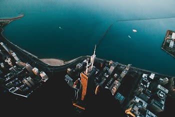 Aerial View of City
