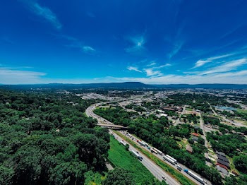 Aerial View Of City