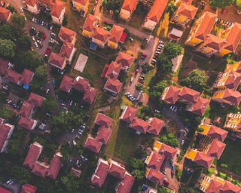 Aerial View of City