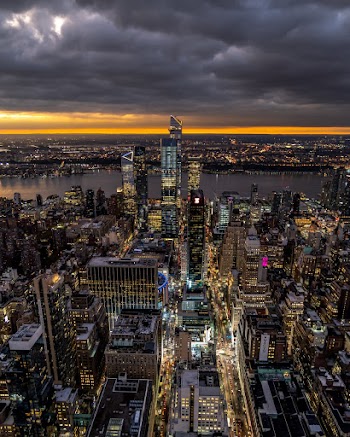 Aerial View of City