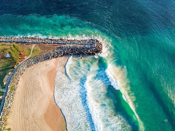 Aerial View Of Coastal Area
