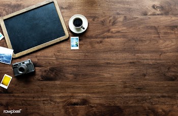 Aerial view of empty black board with copy sp.. | Free stock psd mockup - 385049