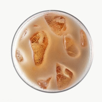 Aerial view of fizzy drink in a glass | Free  transparent png - 2348617