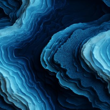 Aerial View of Frozen Ocean Waves - Seamless Pattern