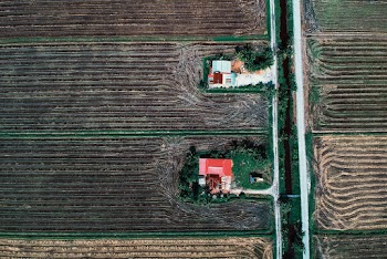 Aerial View Of Green Field