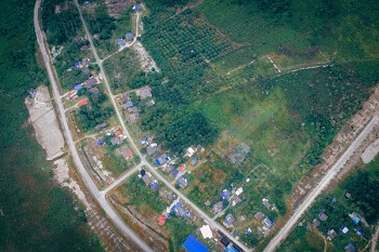 Aerial View of Houses
