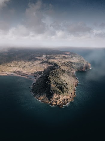 Aerial View Of Island