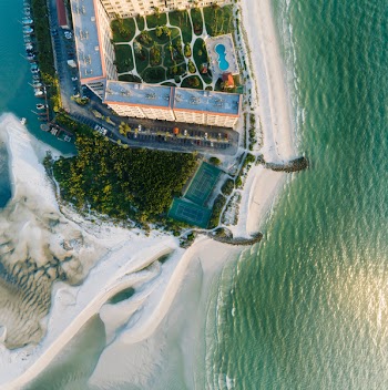 Aerial View of Island